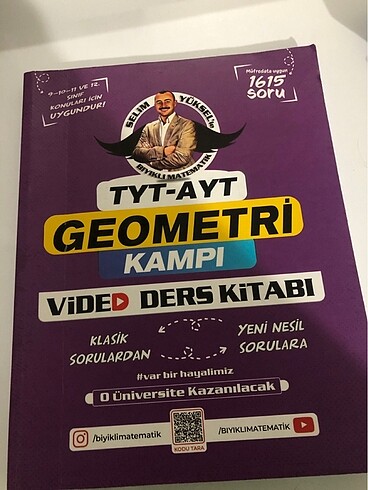 Bıyıklı matematik geometri kitabı