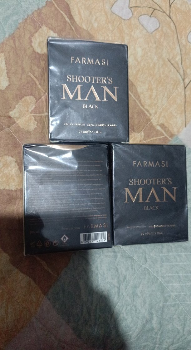 Farmasi Shooter's Man Black Erkek Parfümü 75 ml  3 lü fiyatı - Görsel 2