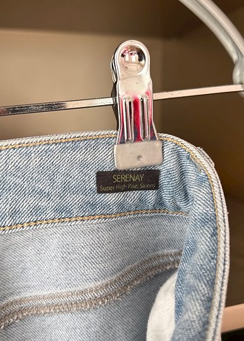 Serenay mavi jean - Görsel 3