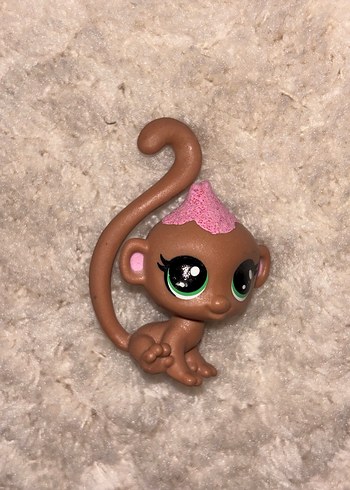 LPS Miniş Pastel Kahverengi Maymun Özel Simli Seri
