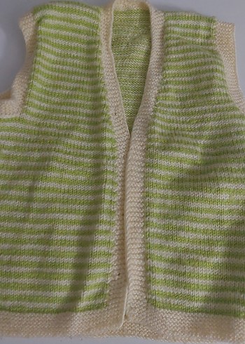 Kız Çocuk Yeşil Triko Süveter - Görsel 2