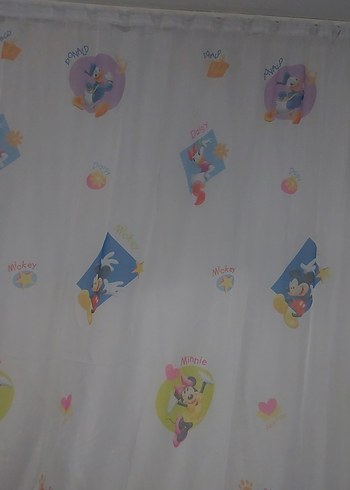 Beyaz disney Baskılı Perde - Görsel 2
