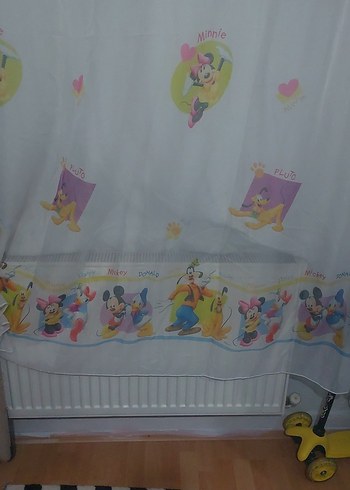 Beyaz disney Baskılı Perde - Görsel 3