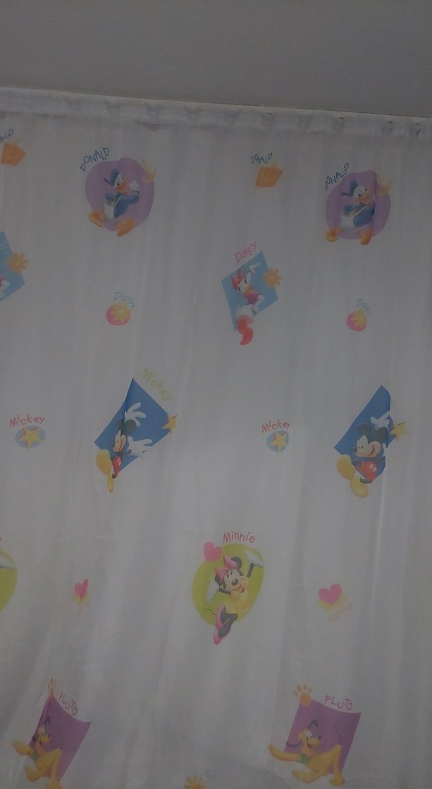 Beyaz disney Baskılı Perde - Görsel 2