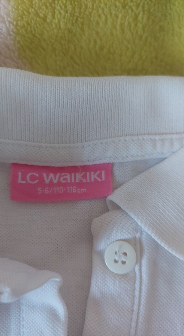 Kız Çocuk Beyaz Pamuklu Uzun Kollu Gömlek - Görsel 2