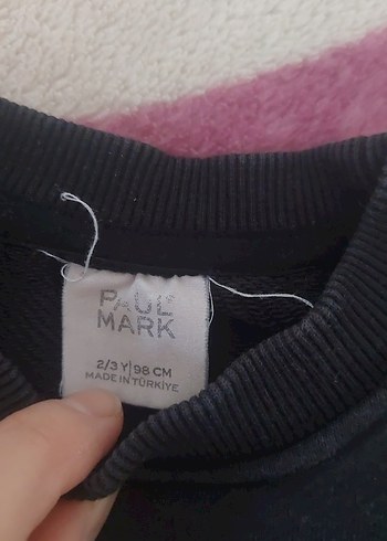 Erkek Çocuk Siyah Sweatshirt Uzun Kollu - Görsel 3