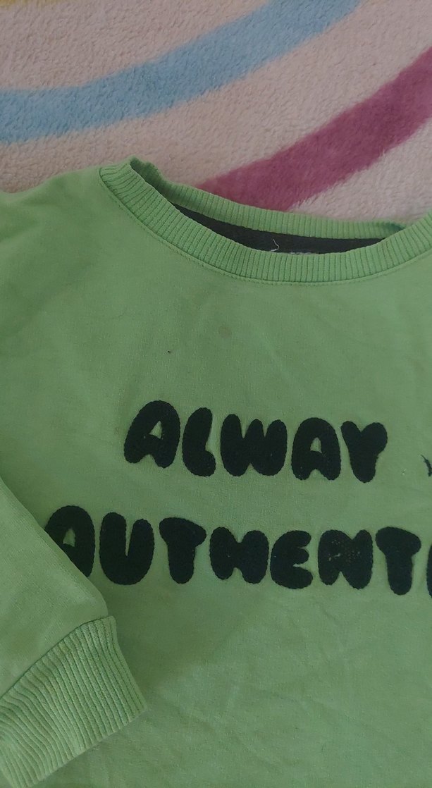 Erkek Çocuk Yeşil Sweatshirt - Görsel 2