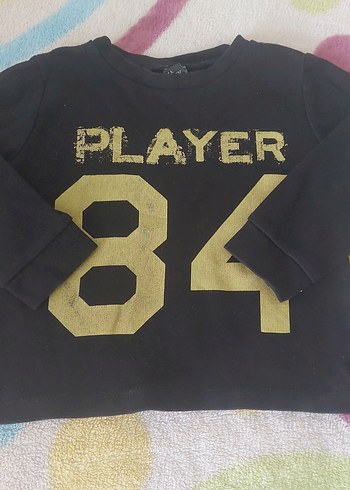 Siyah Erkek Çocuk Sweatshirt Uzun Kollu - Görsel 2