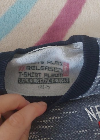 Gri Erkek Çocuk Örme Sweatshirt - Görsel 3