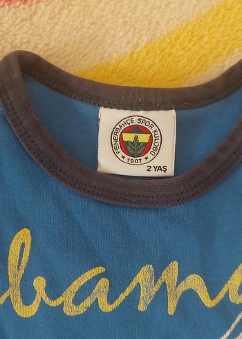 Kız Çocuk Mavi Baskılı Sweatshirt ve Eşofman Takımı - Görsel 3