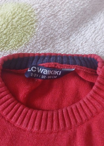 LC Waikiki Kırmızı Erkek Çocuk Sweatshirt - Görsel 3
