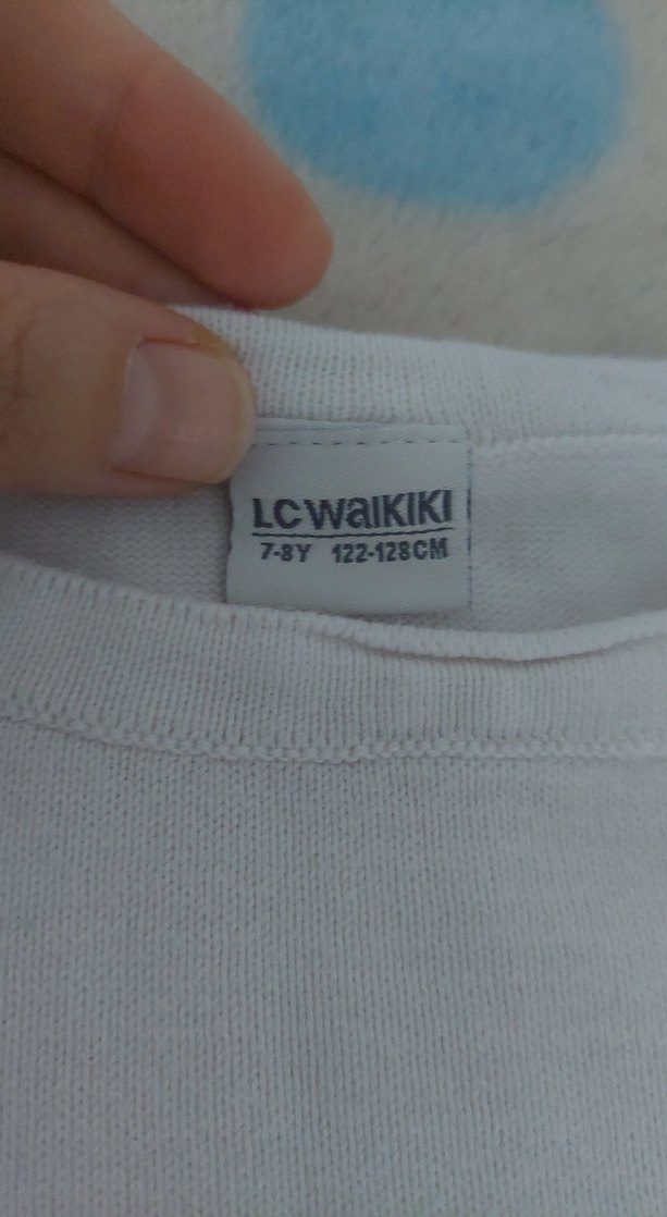 Kız Çocuk Beyaz Sweatshirt Uzun Kollu - Görsel 3