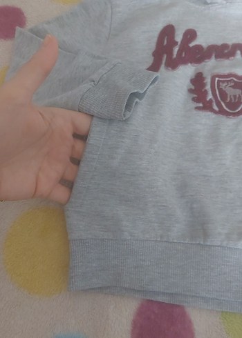 Gri Kapüşonlu Erkek Sweatshirt - Görsel 3