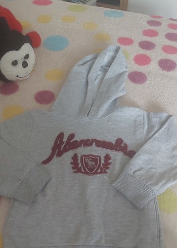 Gri Kapüşonlu Erkek Sweatshirt - Görsel 2