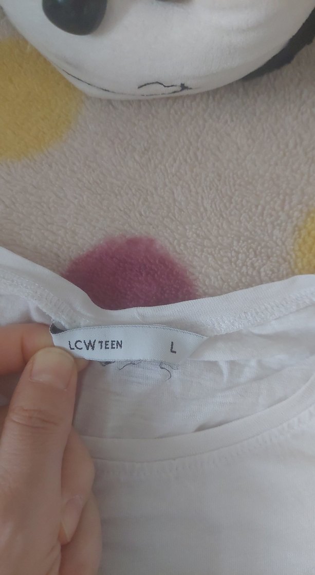 Baskılı Beyaz Kadın Tişört - Görsel 3