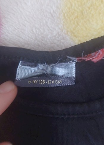 Kız Çocuk Siyah Sequinsli Minnie Baskılı Tişört - Görsel 3