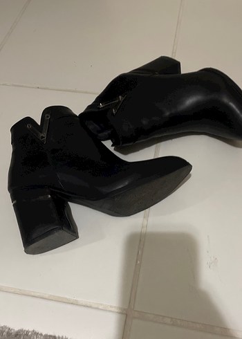 Siyah deri bot - Görsel 5