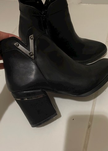 Siyah deri bot - Görsel 4