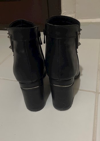 Siyah deri bot - Görsel 3