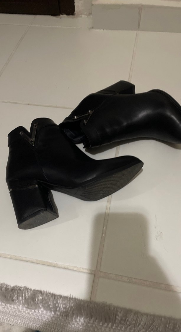 Siyah deri bot - Görsel 5