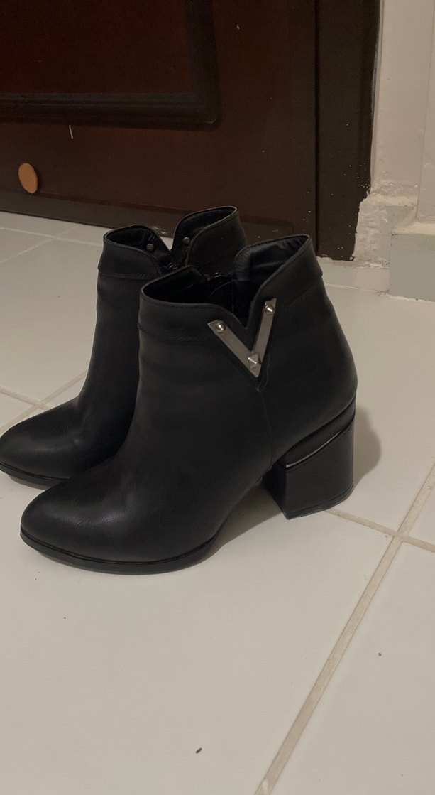 Siyah deri bot - Görsel 2