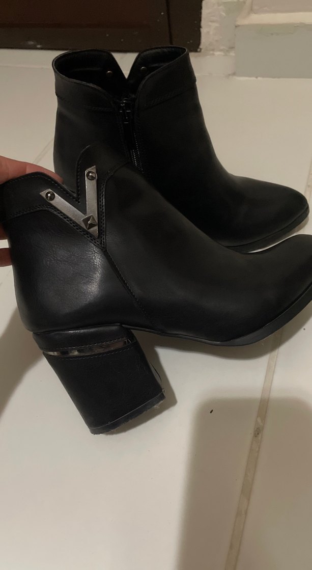 Siyah deri bot - Görsel 4