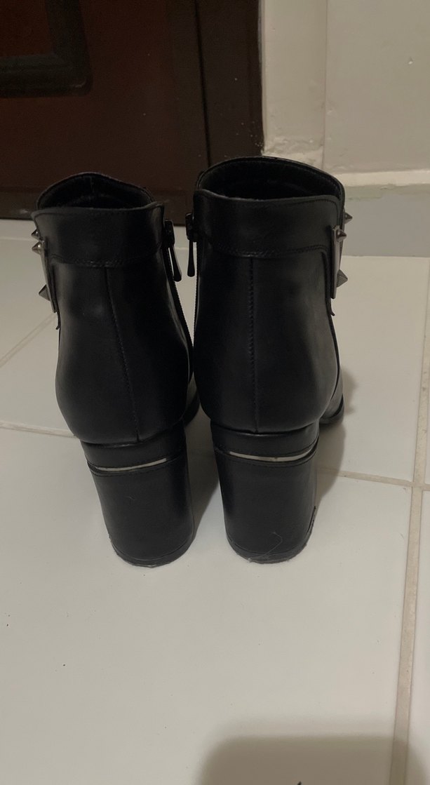 Siyah deri bot - Görsel 3