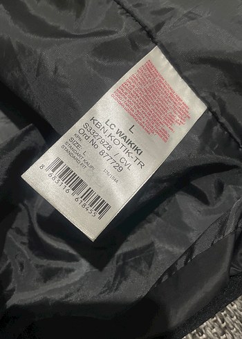 LC Waikiki Classic Siyah Erkek Dış Giyim Rozeti - Görsel 3