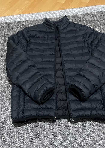 Erkek  siyah fermuarlı mont - Görsel 4