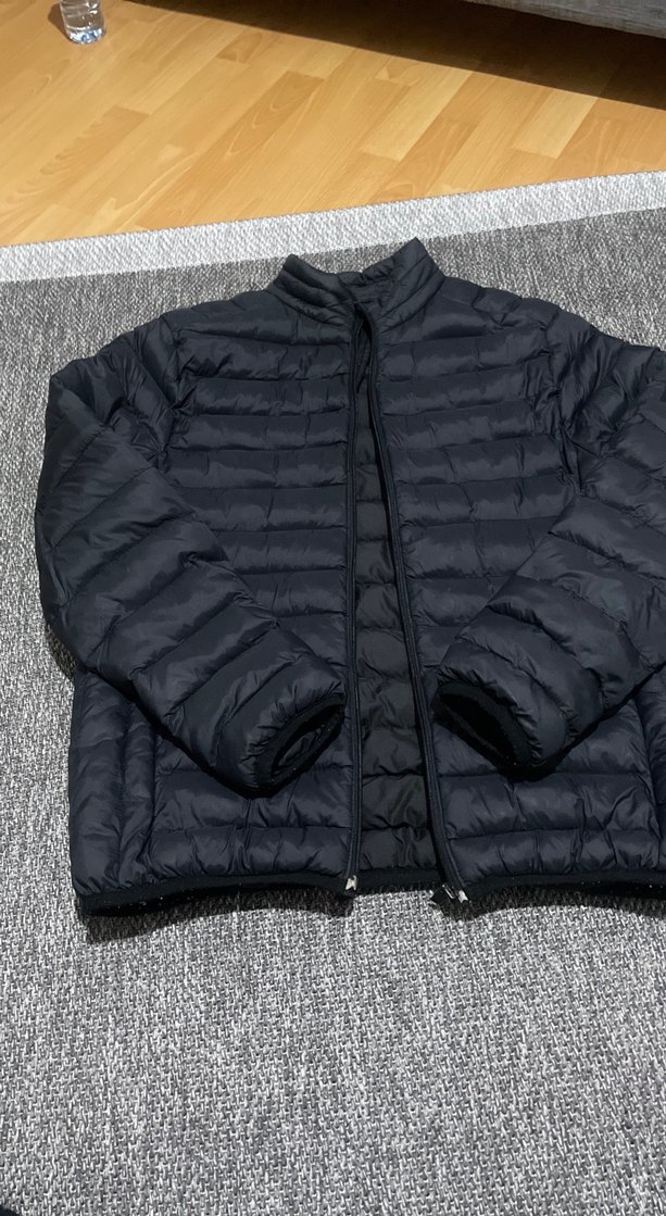 Erkek  siyah fermuarlı mont - Görsel 4