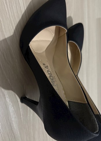 Siyah Stiletto Kadın Ayakkabı - Görsel 2