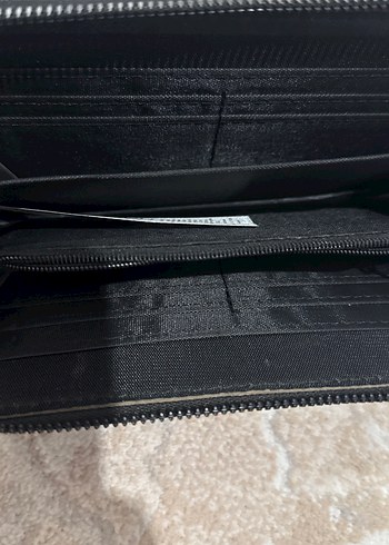 Fermuarlı Siyah Deri Kadın Cüzdanı - Görsel 4