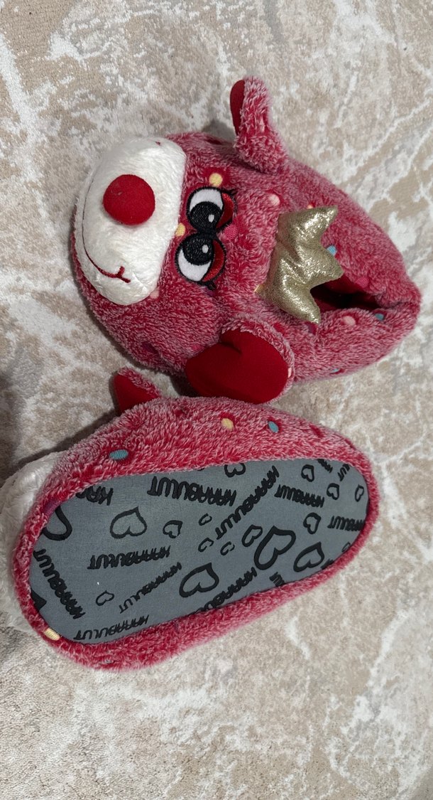 Kız Çocuk Renkli Nakışlı Sıcak Terlik - Görsel 4