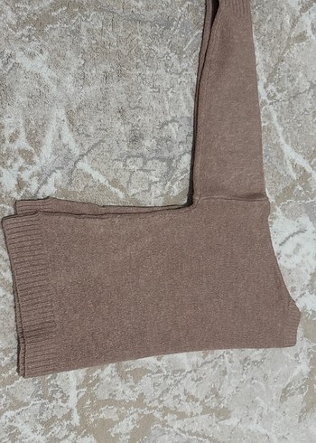 Nakışlı Bej Kadın Triko Kazak - Görsel 8