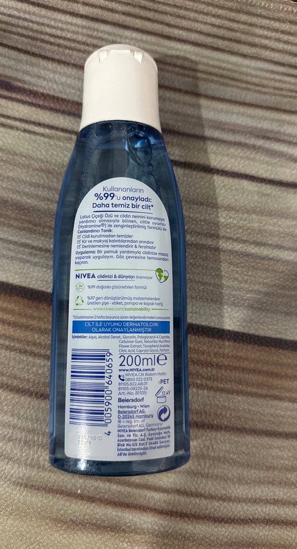 Nivea Canlandırıcı Tonik Lotus Çiçeği Özlü - Görsel 3