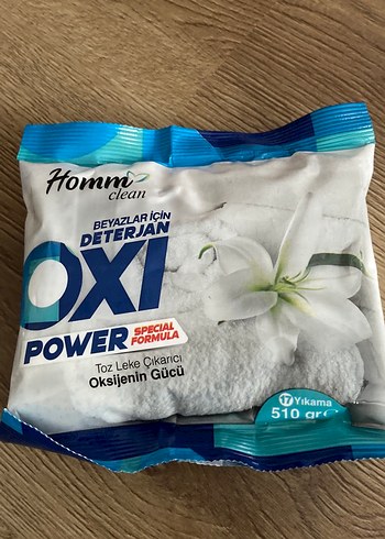 Homm Clean Beyazlar İçin Oxi Power Toz Deterjan 510 gr