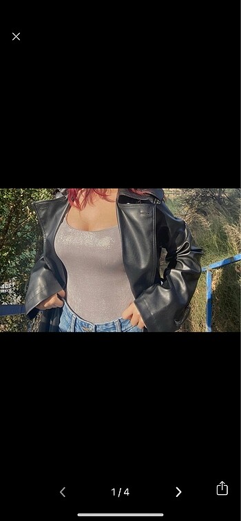 Crop gri parlak
