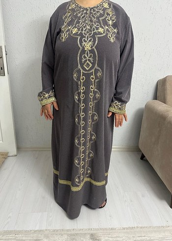 xxl Beden Etnik tasarımlı sık elbise
