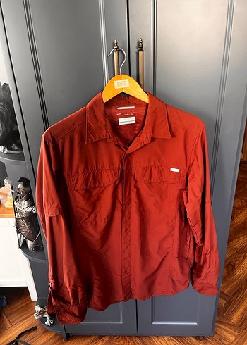 Columbia - omnitech erkek bordo Gömlek - Görsel 2