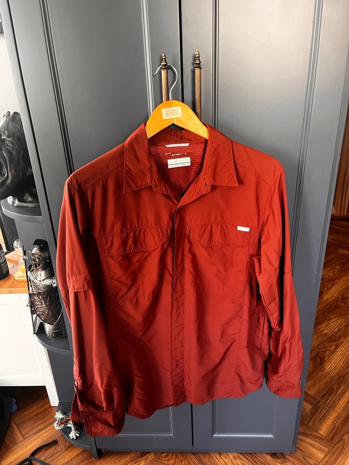 Columbia - omnitech erkek bordo Gömlek - Görsel 2