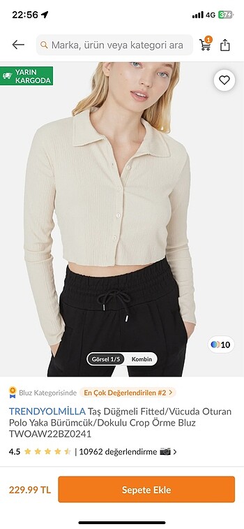 Crop bluz