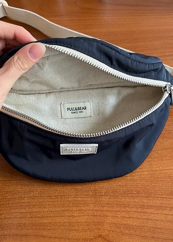 Pull and Bear Pull & Bear Kadın Lacivert Bel Çantası