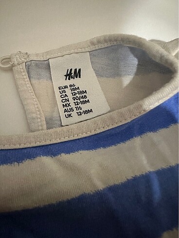 12-18 Ay Beden Hm tshirt