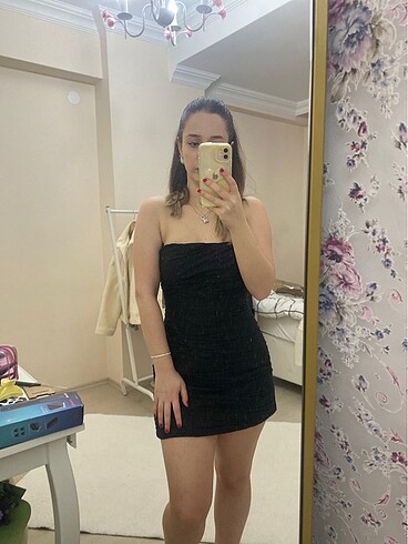 Zara Zara siyah mini elbise