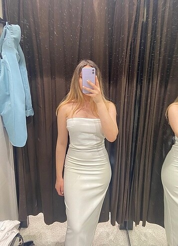 Zara beyaz elbise
