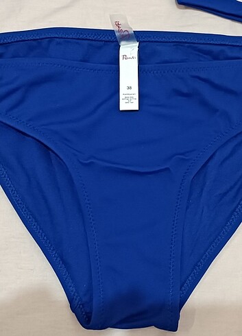 36 Beden mavi Renk Penti Bikini Takım 