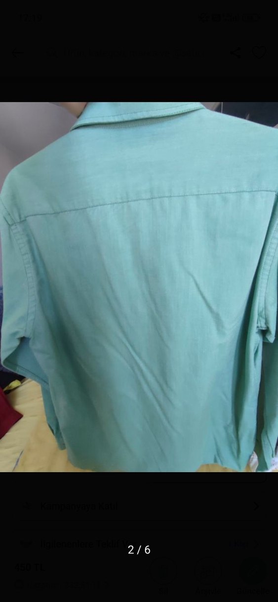 Karaca Yeşil Erkek Gömlek | S Beden (38 - Görsel 2