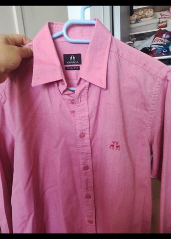 Karaca Pembe Erkek Gömlek | S Beden (38) - Görsel 2