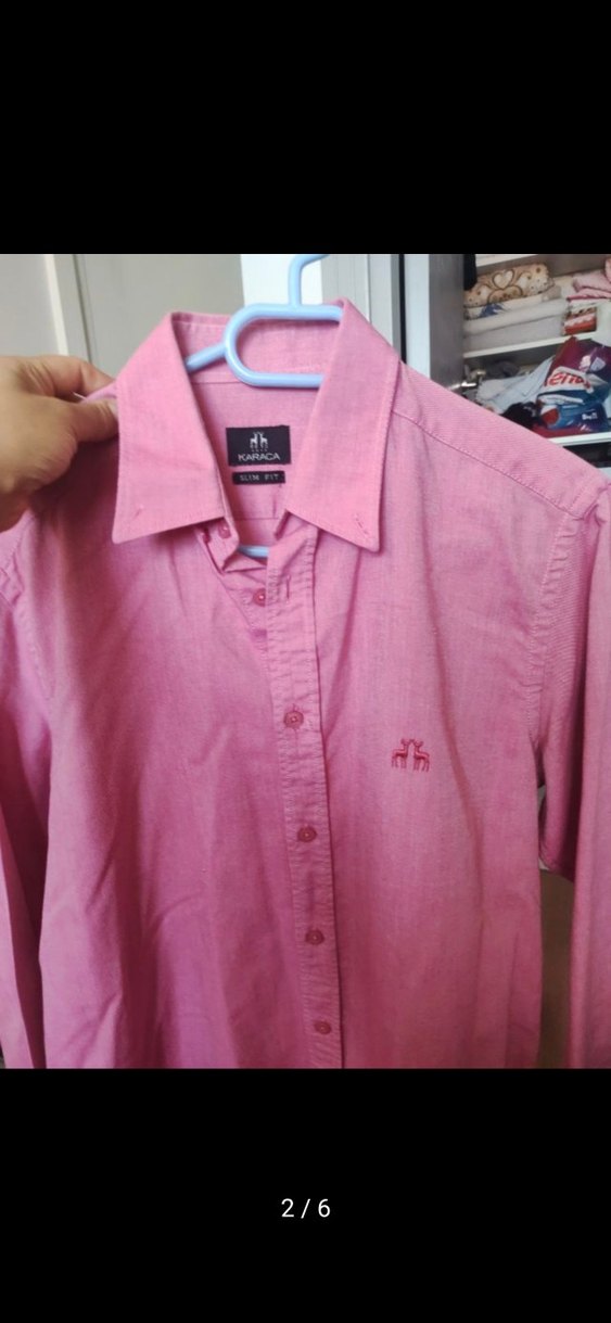 Karaca Pembe Erkek Gömlek | S Beden (38) - Görsel 2