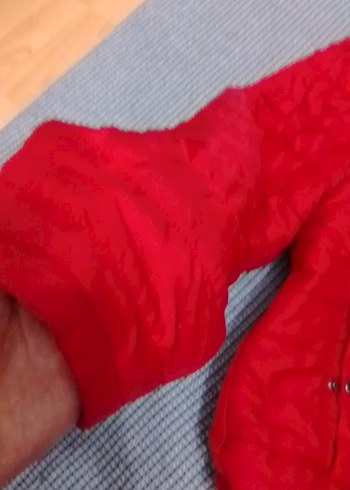 LC Waikiki Kırmızı erkek Fermuarlı Rahat mont